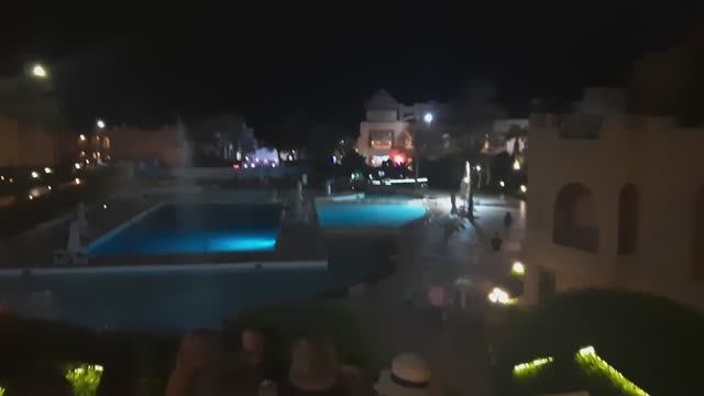 Египет отель Rehana Royal Beach Resort, Aqua Park & Spa 5* 2 часть. Вечер заезда.