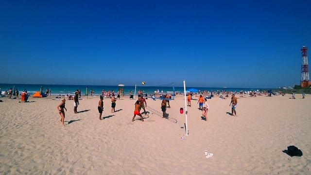 2025.02.01. ОАЭ. Шарджа. Al Khan Beach. Спортивный пляж ...