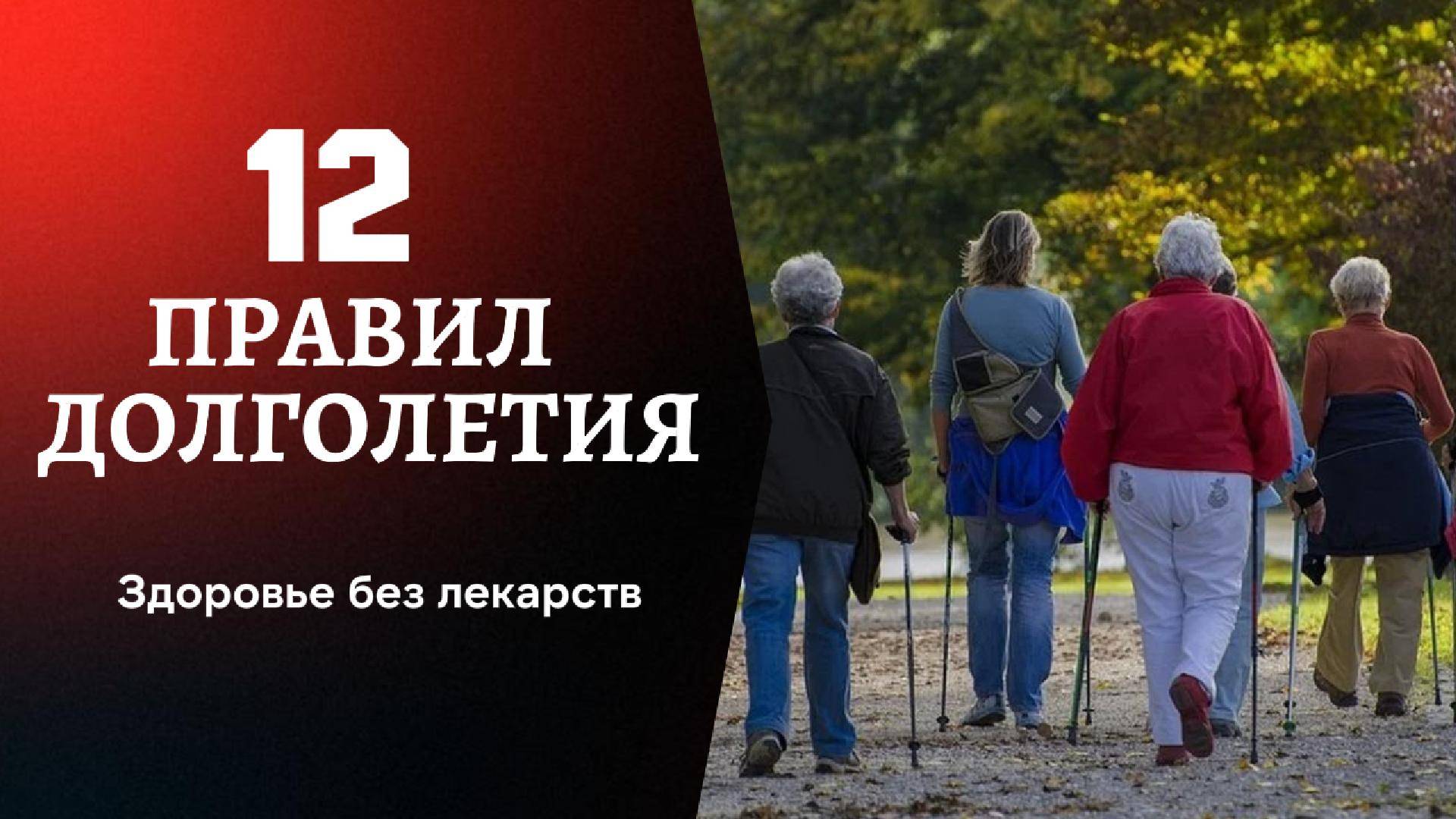 12 правил долголетия.Всего 12 правил помогут вам дожить до 100 лет.