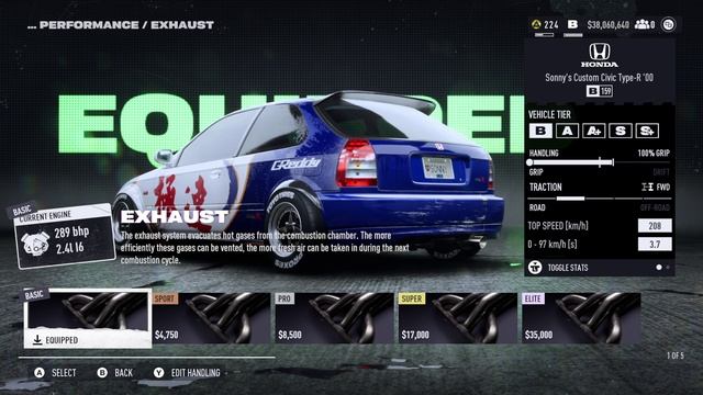 #15 Sonny's Custom Civic Type-R 00 Билд B Класс