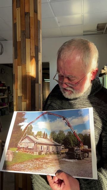 Спасаем туристов. Сделали фундамент под существующей турбазой #каркасник #строительство #фундамент