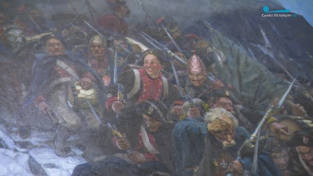 Картина дня. «Переход Суворова через Альпы»  Василия Сурикова