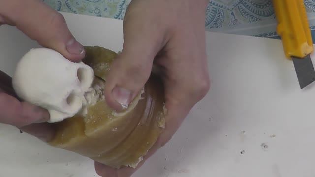 Желатиновый силикон. Дешевая замена жидкому силикону. Отливка фигур из гипса