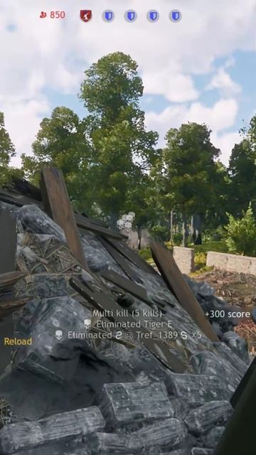 Один выстрел один ТИГР в #Энлистед