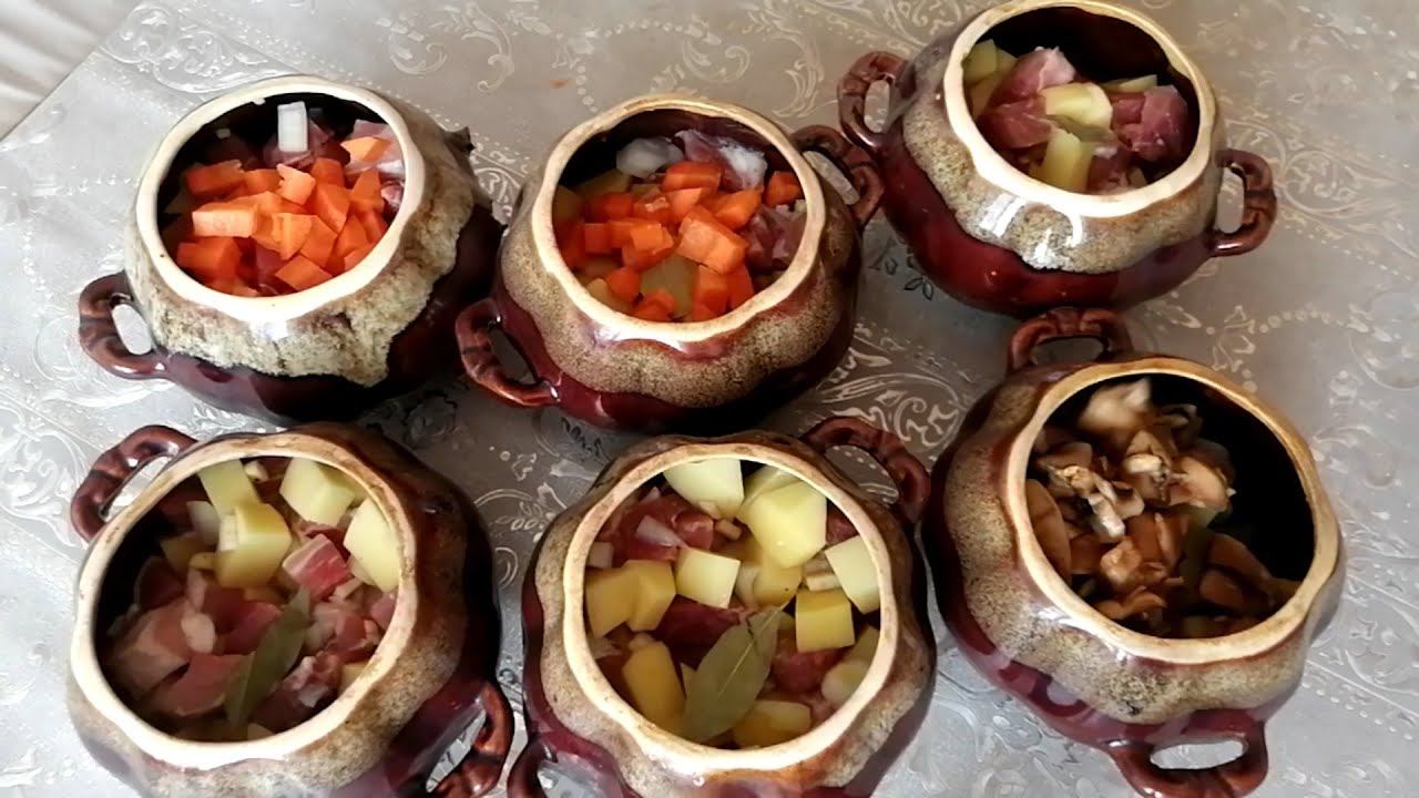 Жаркое в горшочках по домашнему! Несколько вариантов на любителя!