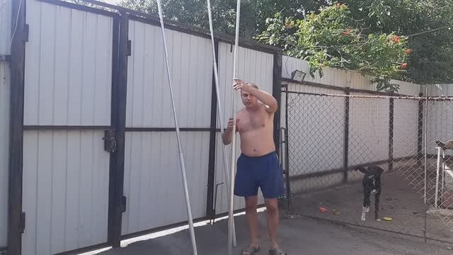 Мощные стойки для тента