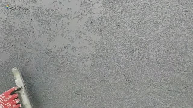 Фасадная штукатурка ПЕНА от РусДекор! Мастер-класс. Метод набрызга. Для каркасного дома.