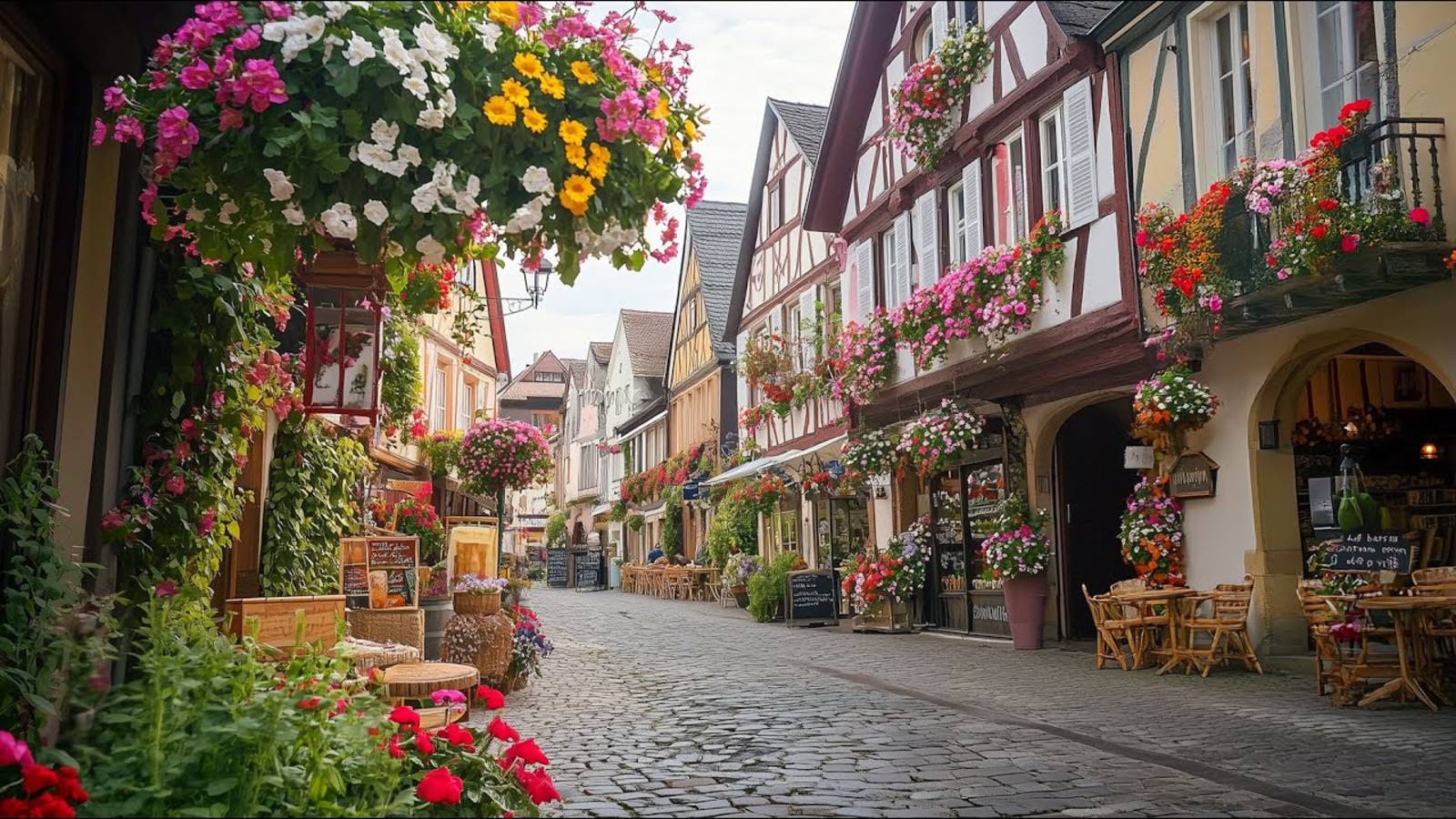 Бахарах, Германия Пешеходная экскурсия в формате 4K – обязательно посетите место