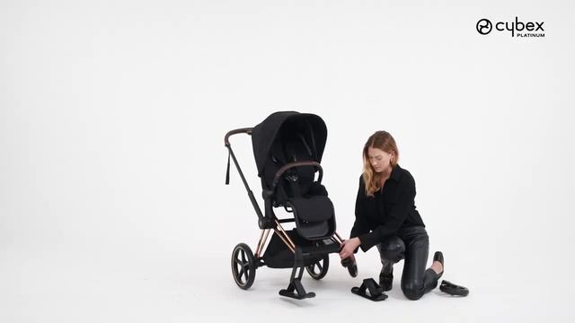 Как прикрепить полозья (лыжи) PRIAM CYBEX