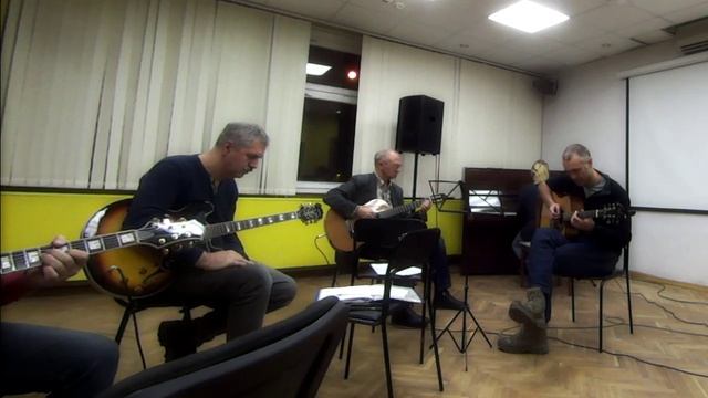 Smoke gets in your eyes - репетиция Джазклуба гитарные формы 2018   в. б библиотеке имени Гоголя