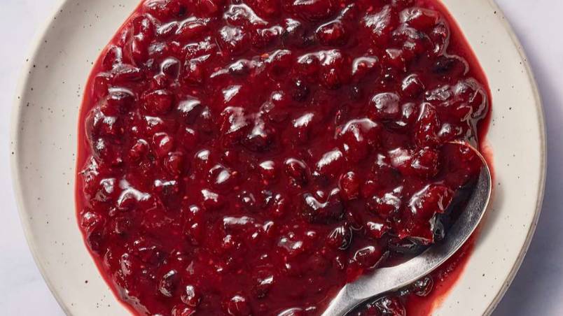 Клюквенный соус.