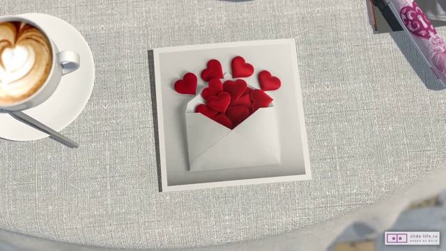Видео открытка на День святого Валентина