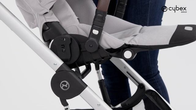 Как поставить прогулочный блок на шасси BALIOS S LUX CYBEX