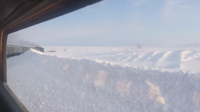 Трансполярная магистраль. Большие снега