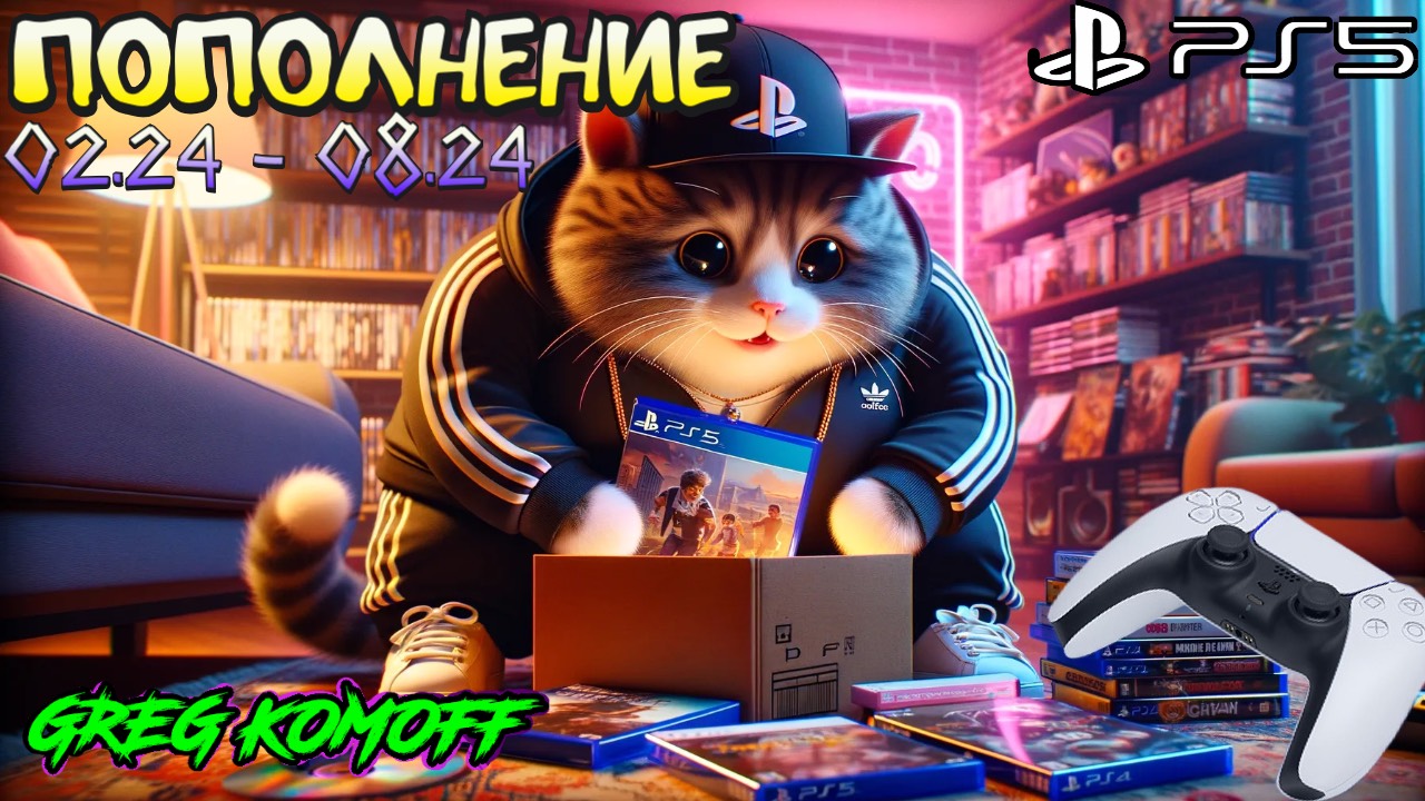 РАСПАКОВКА. ИГРЫ PS5.  (02.24 - 08.24). Часть 2