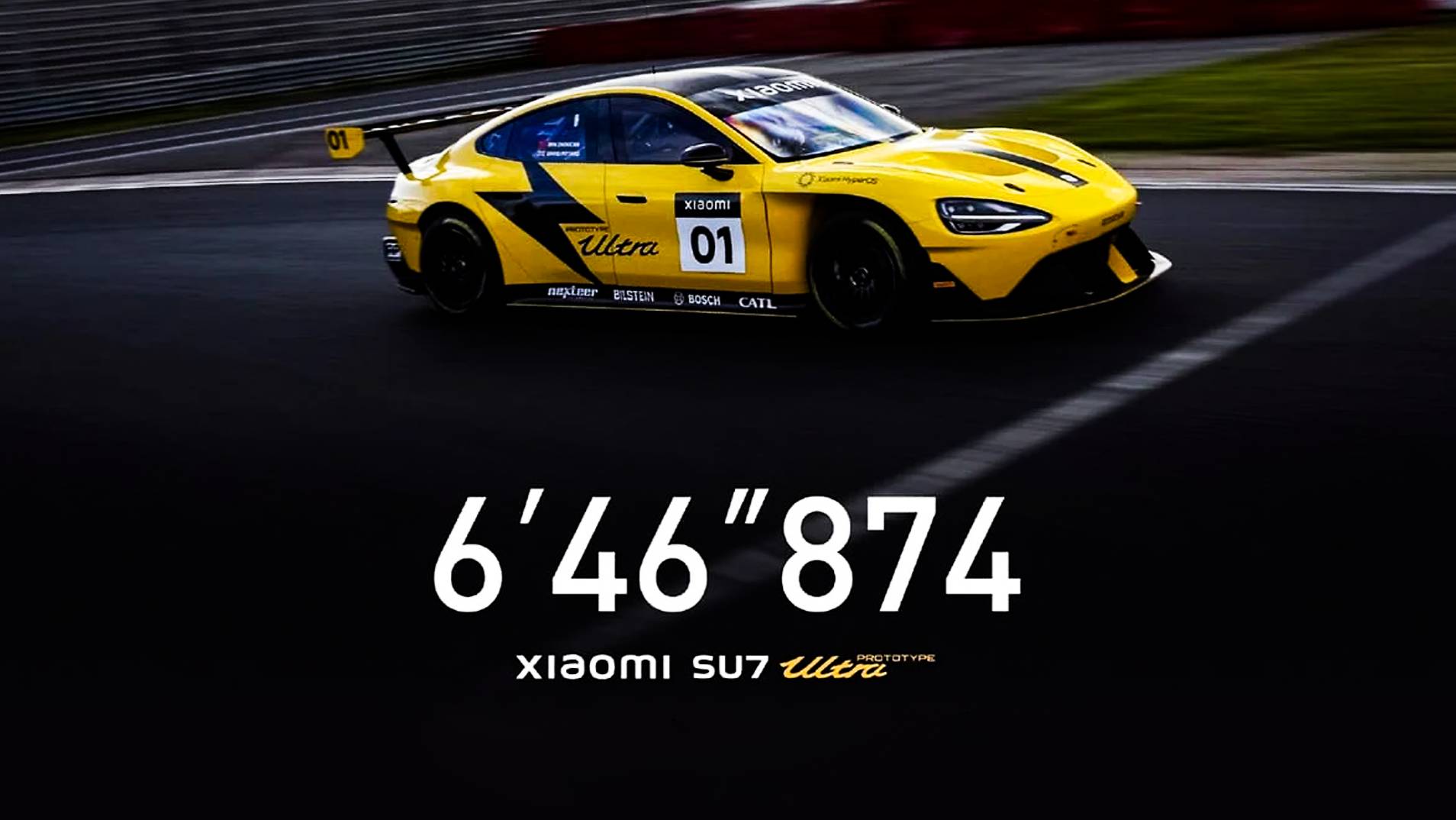 Xiaomi SU7 Ultra - Гиперэлектрокар Xiaomi установил рекорд Нюрбургринга 🔥😱