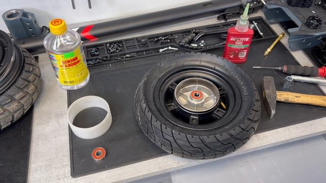 Midway Tank Pro замена передних подшипников и тормозных колодок