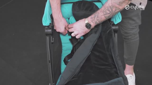 Как прикрепить муфту для ног Libelle CYBEX