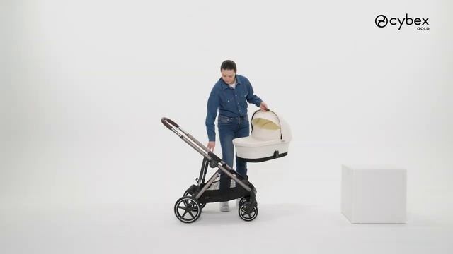 Как установить люльку (спальный блок) на шасси Gazelle S или e-Gazelle S CYBEX