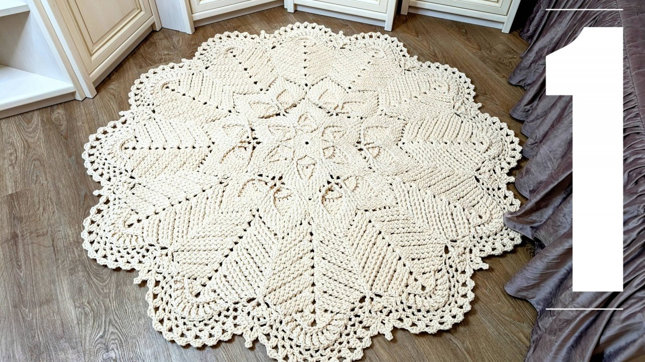 ✨Ковер из полиэфирного шнура от Промтекс ✨Часть 1 ✨