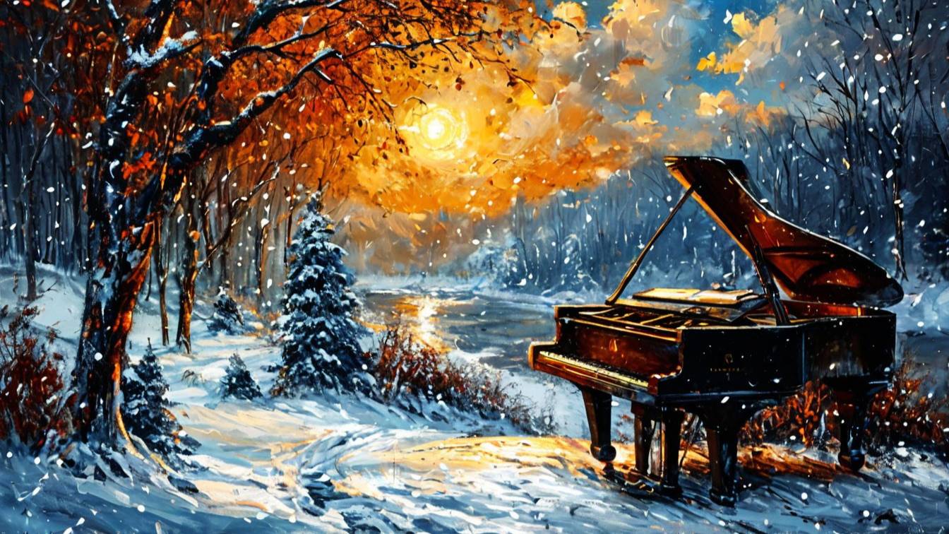 Наполните свой день энергией под музыку расслабляйтесь под зимний джаз