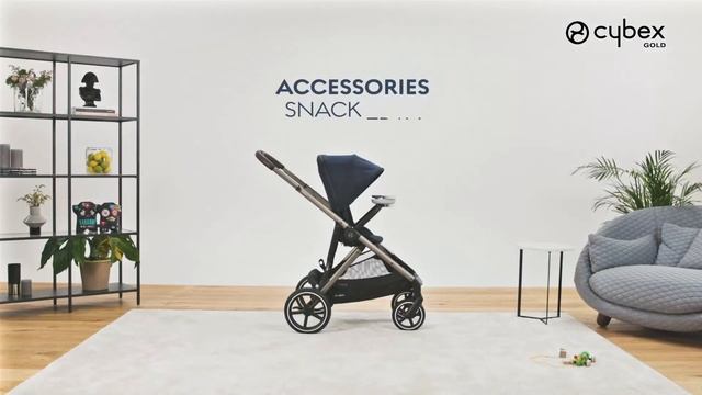 Как прикрепить поднос для еды к шасси Gazelle S CYBEX