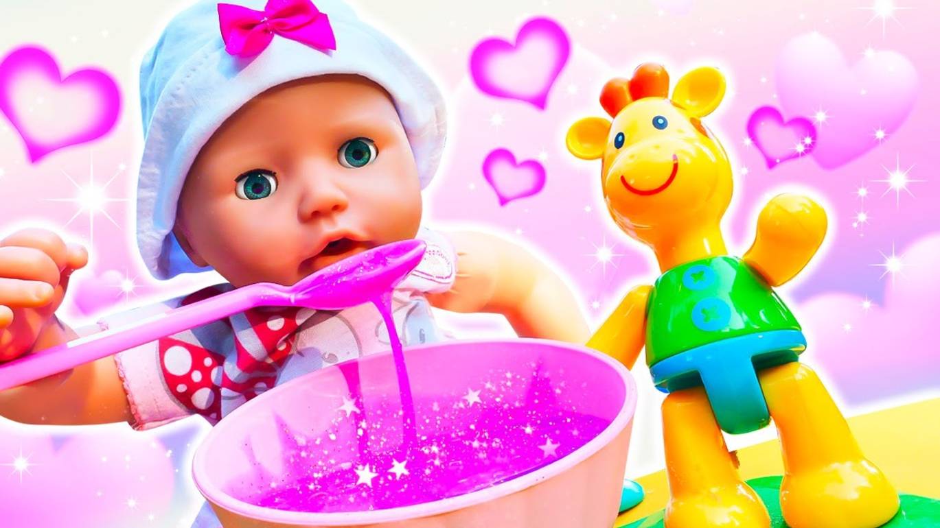 Волшебная каша из слайма для Беби Бон Анабель!