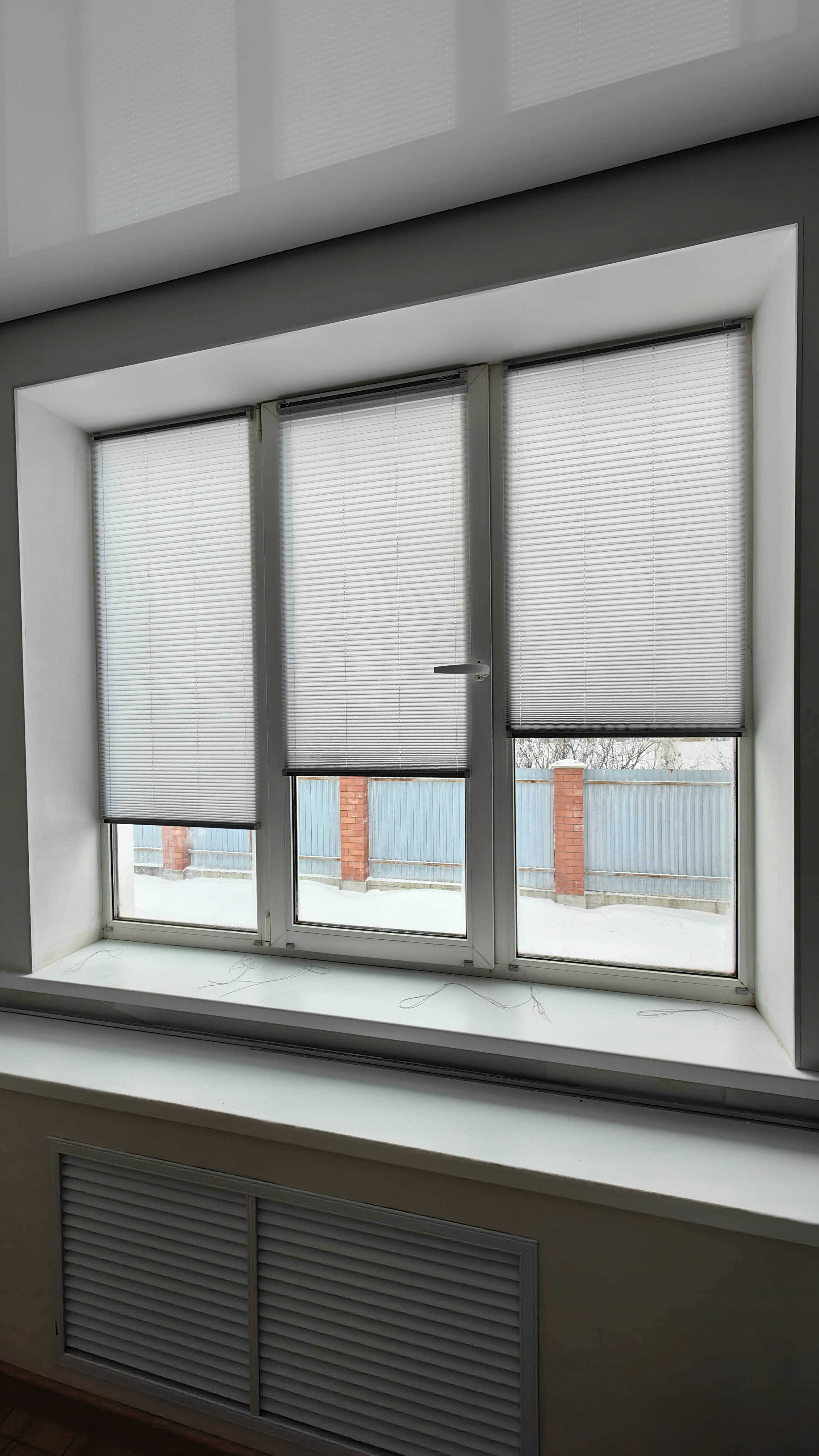 #ШторыПлиссе установленные на окно в гостиной. Как Выглядят? #Тольятти