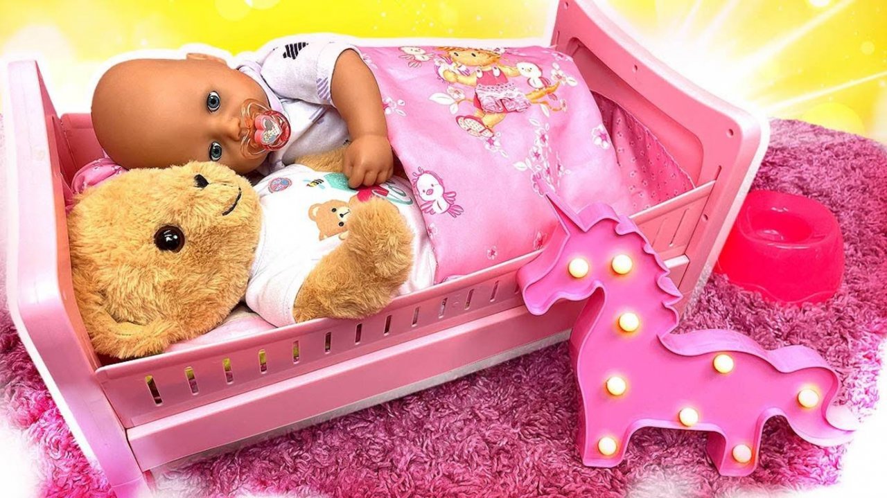 Укладываем Беби Бон Анабель спать 😴