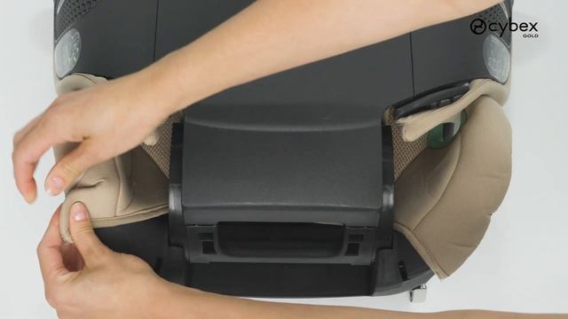Как снять ткань с автокресла Solution G2 CYBEX