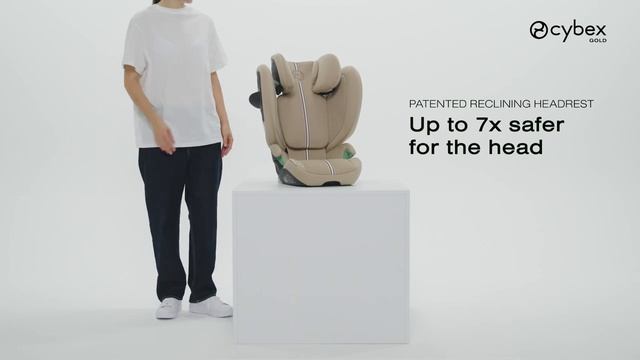 Как отрегулировать запатентованный откидывающийся подголовник Solution G2 CYBEX