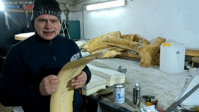 Как склеить мебельный  поролон