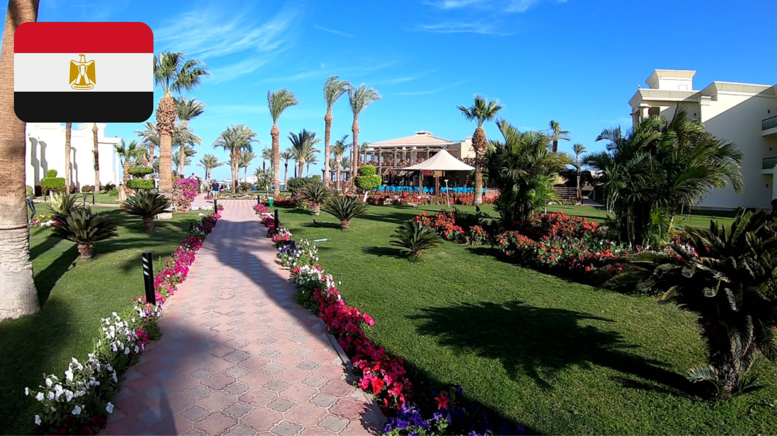 #4 Гуляем по территории Swiss Inn Resort Hurgada 5*. Пляж и море. Ужин в A la carte ресторане. 02/25