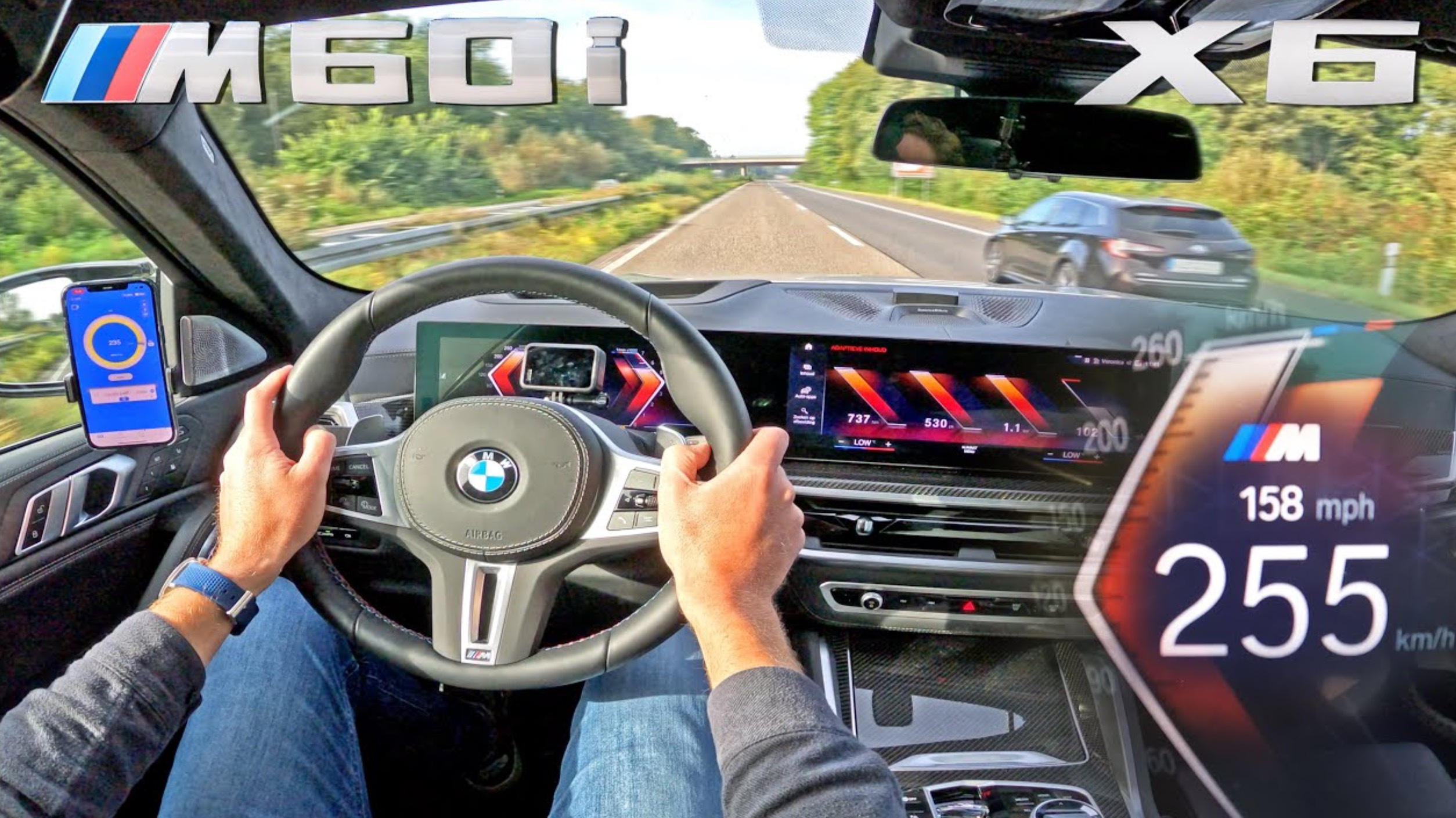 2025 BMW X6 M60i 4.4 V8 | МАКСИМАЛЬНАЯ СКОРОСТЬ на АВТОБАНЕ AutoTopNL