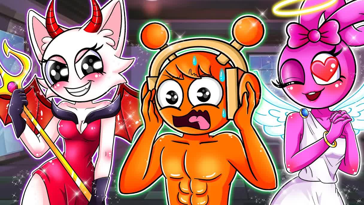 Кого выберет Орен между Добром и Злом! 😈❤️👼| Мультфильм Спрунки  Суперсемейка