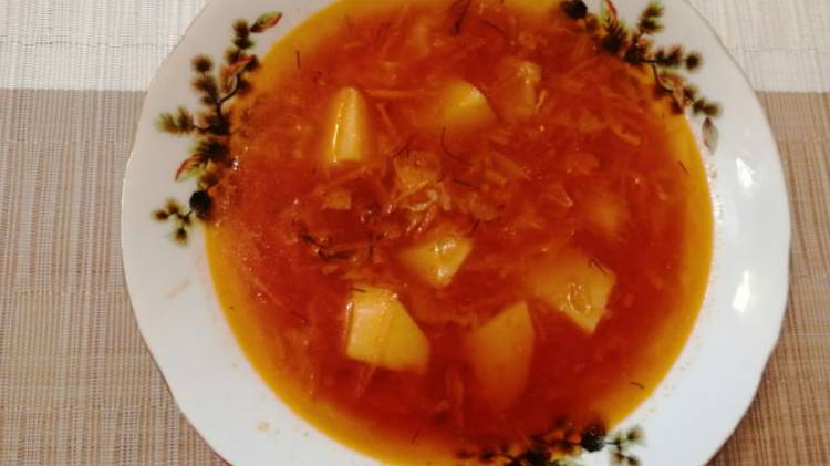 БОРЩ со Свежей Капустой - вкусно и просто!