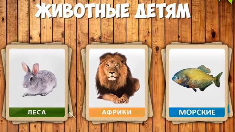 Карточки Домана для детей. Животные леса. Глобальное чтение. Учимся говорить.