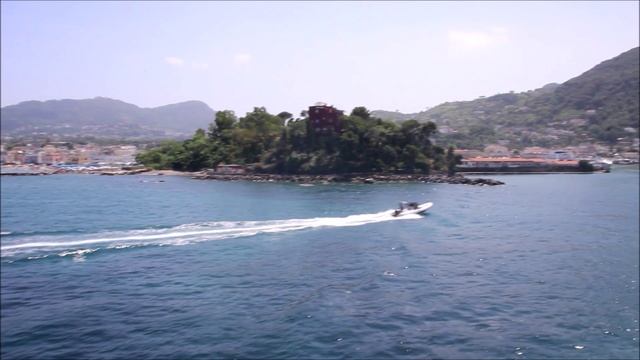 Италия. Отплытие в Неаполь с острова Искья.