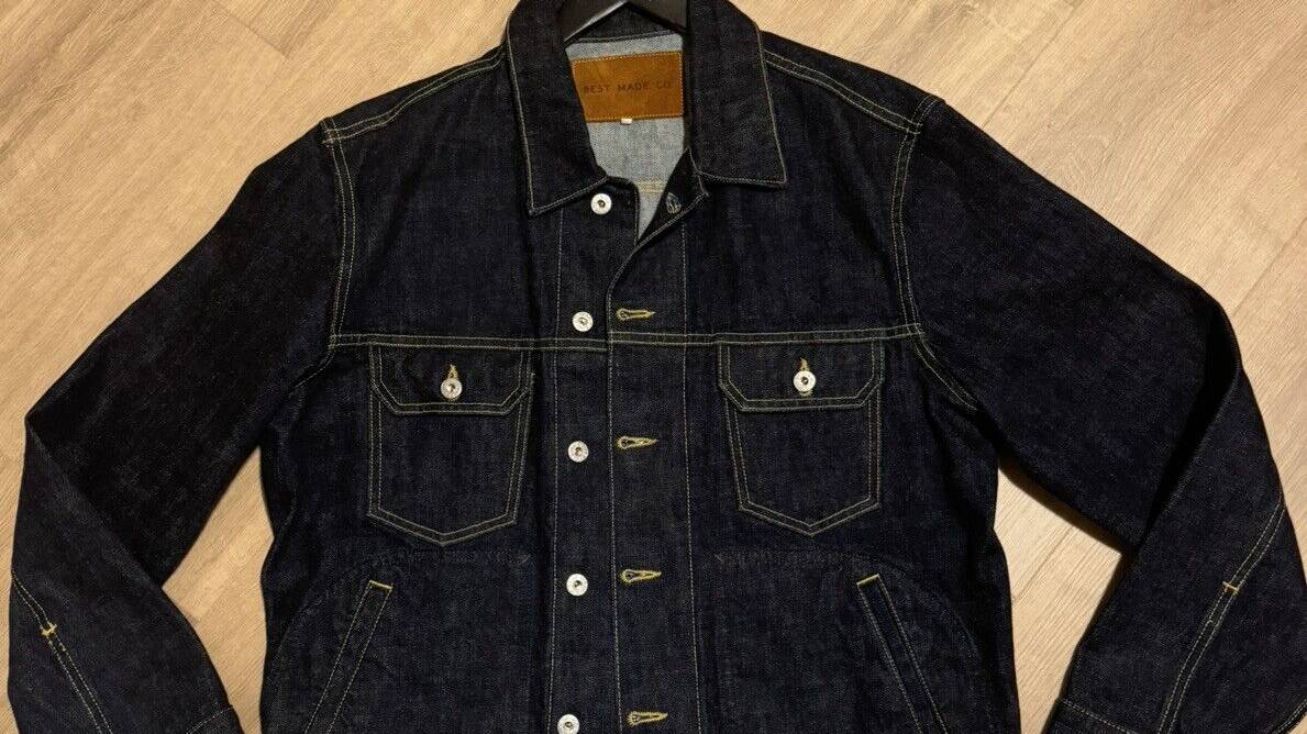 Джинсовая куртка дальнобойщика Best Made Co. Selvedge Размер L| Сделано в США | Очень редкая