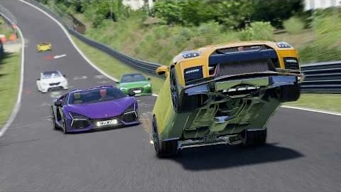 Реалистичные гоночные аварии #1 | BeamNG Drive