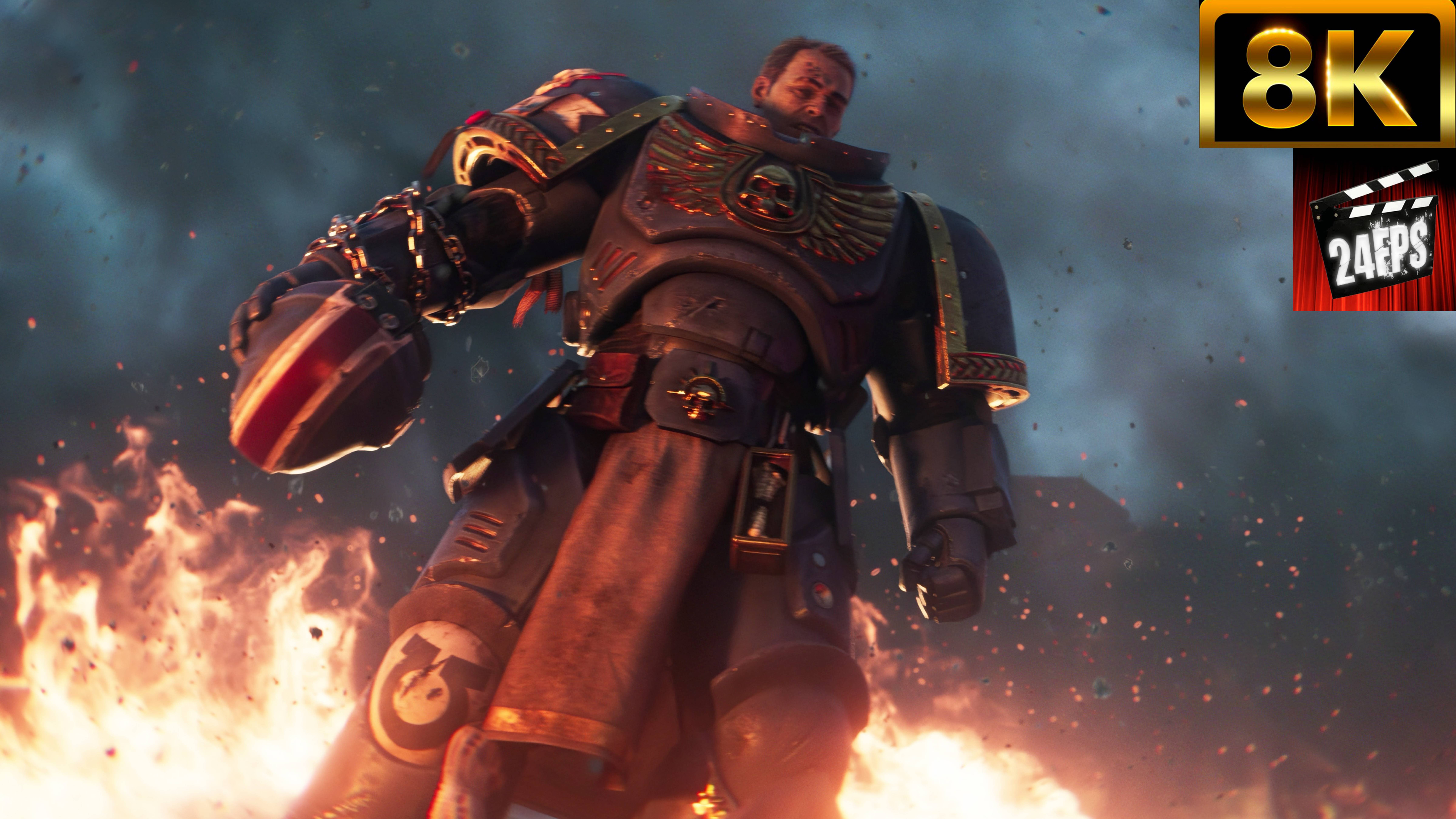 Warhammer 40,000: Space Marine 2 - CGI Trailer 2 (Remastered CGI 8K)