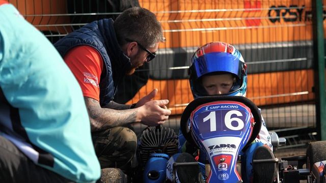 Пилот Формулы-1 Виталий Петров в гостях у SMP Karting на 1-м этапе Академии РАФ 2024
