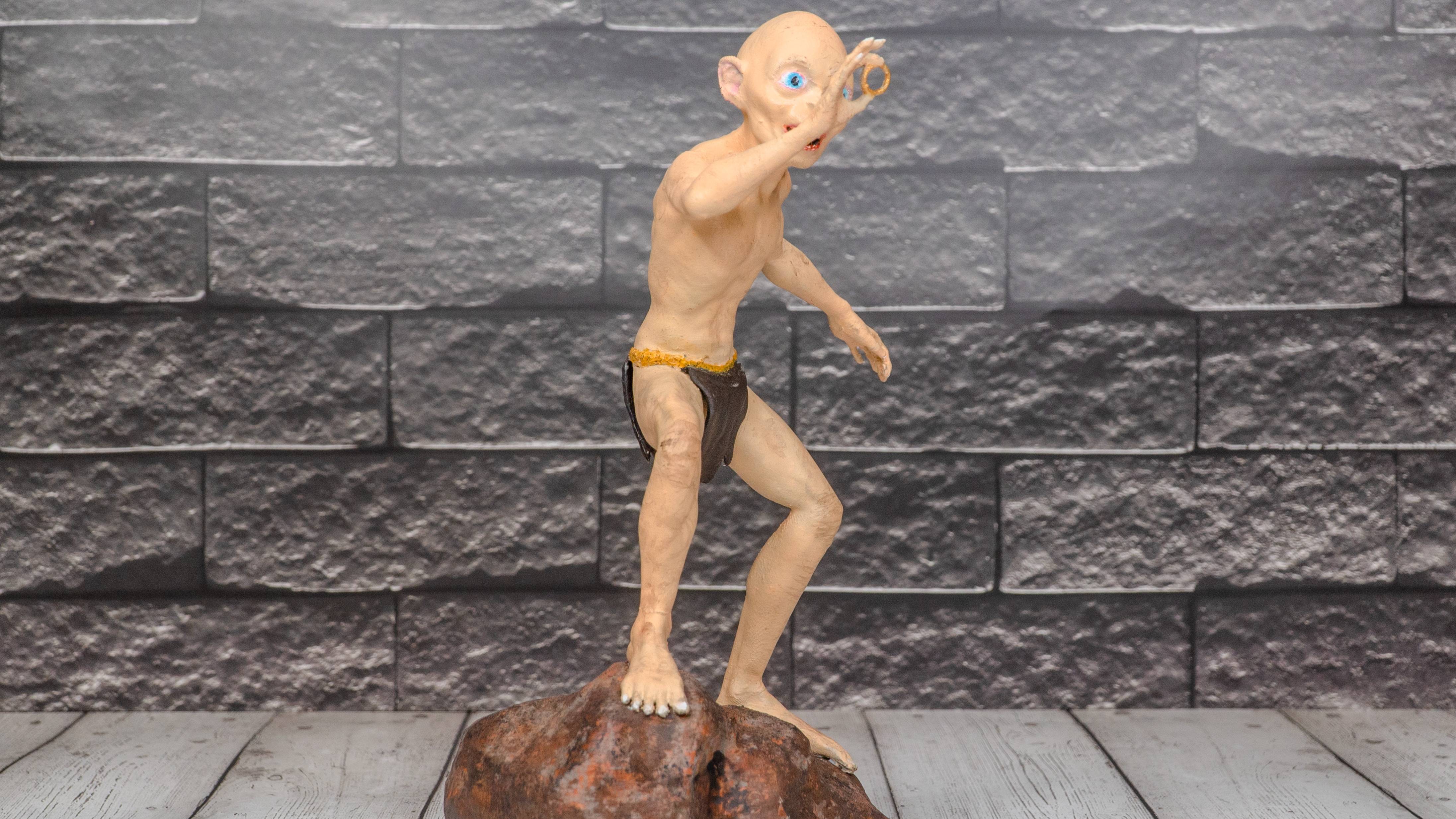 Ручная работа. Диорама Голлум из "властелина колец"