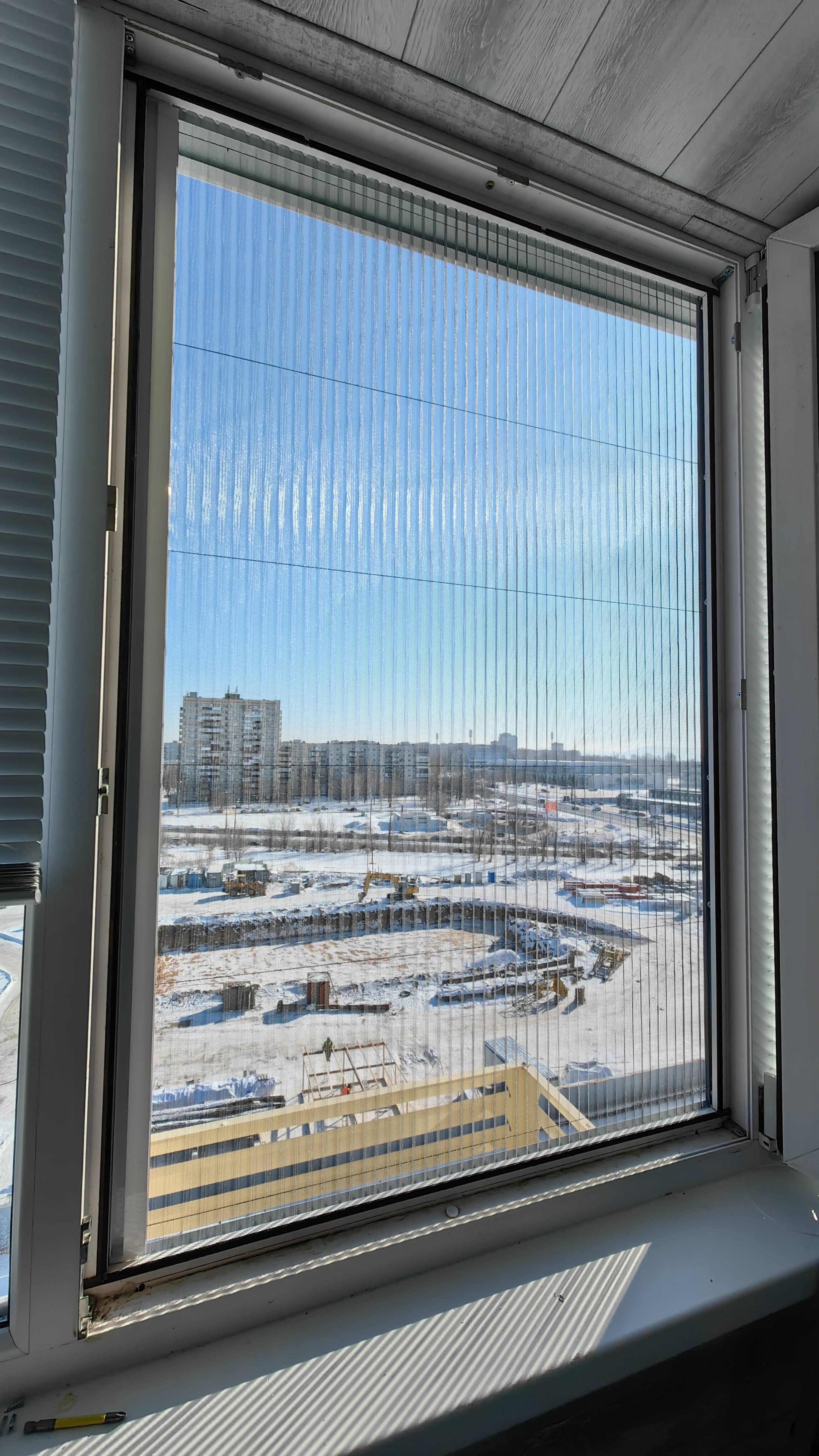 #МоскитнаяCеткаПлиссе в ЖК Юго-Западный Тольятти