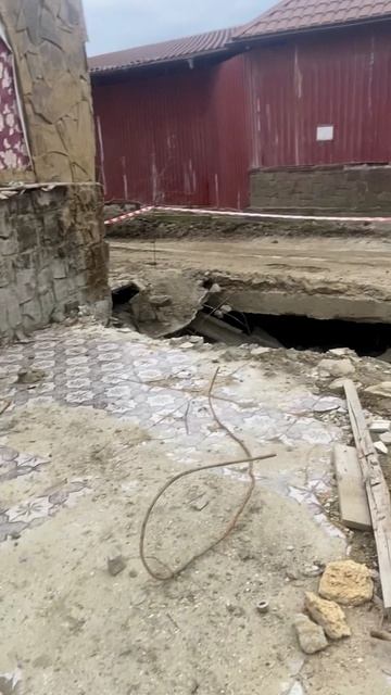 При реконструкции набережной Коктебеля стала видна речка