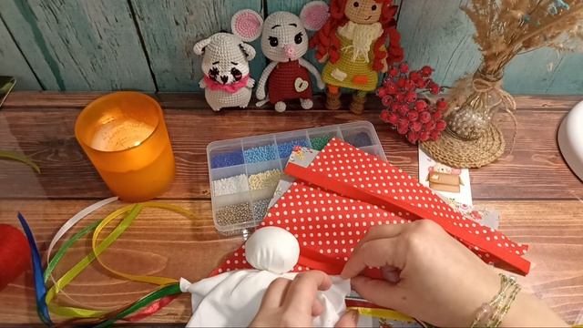 Кукла Масленица в народном стиле своими руками. Мастер-класс.