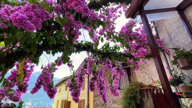 SmartTV 4K ➤ Лимоне-суль-Гарда! Прогулка по живописной средневековой деревне Италии! 3840x2160 60fps