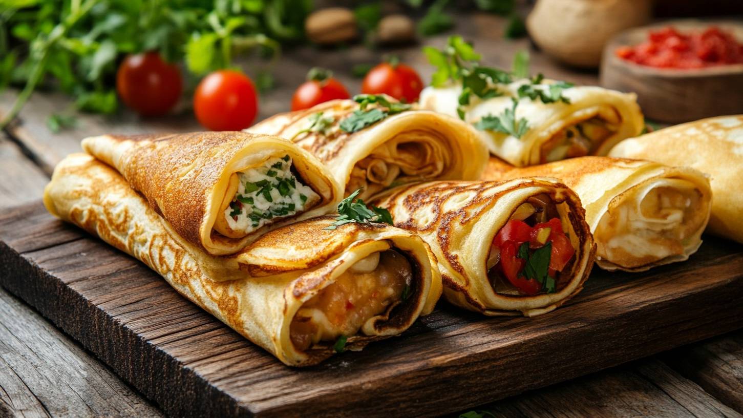 Масленица с изюминкой: Блины с фаршем и тунцом по особенным рецептам