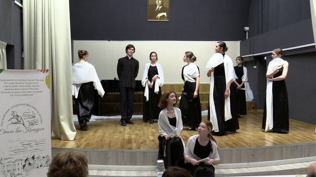 Композиция "Белый снег. Черная речка."