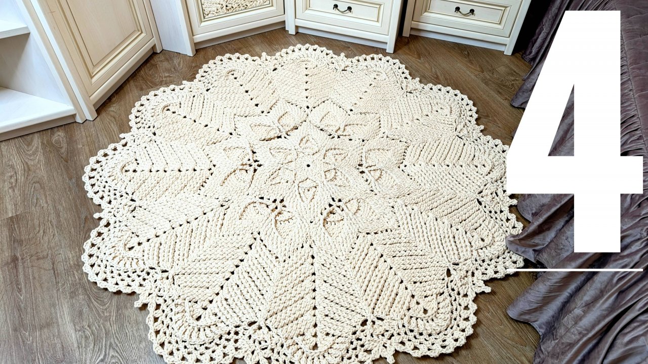 ✨Ковер из полиэфирного шнура от Промтекс ✨Часть 4 заключительная✨